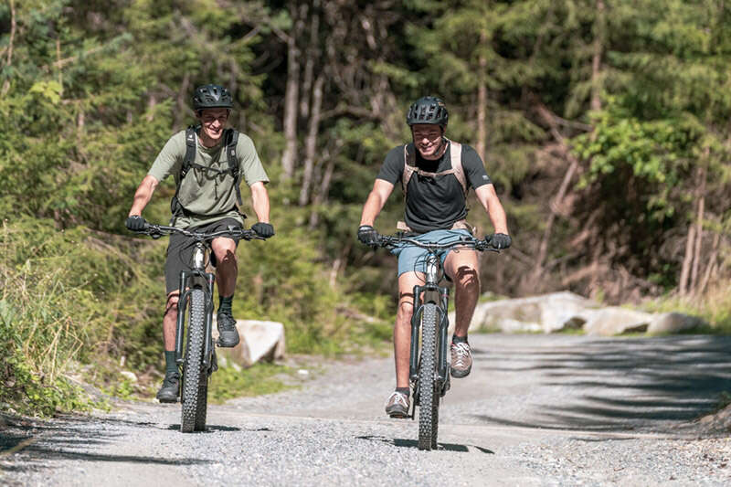 Radfahrer im Ötzttal